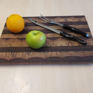 Grain Walnut and Ambrosia Maple Chopping Board